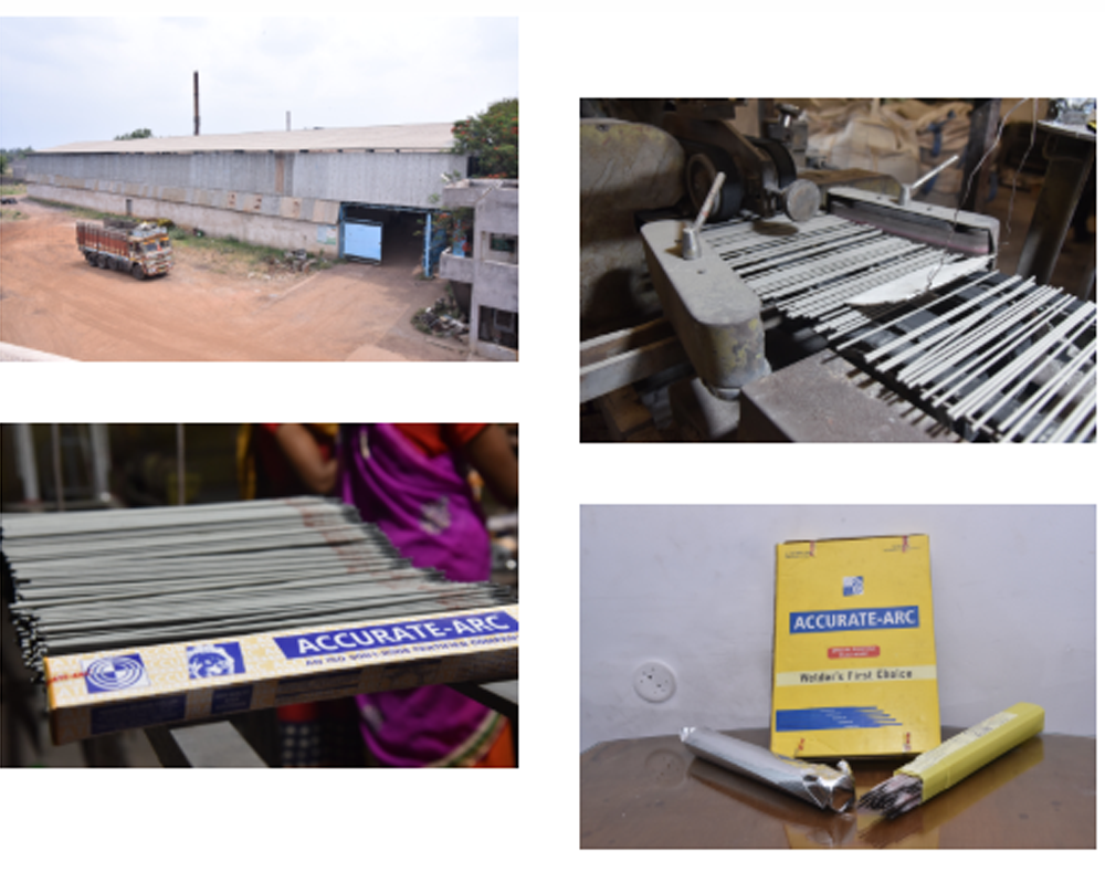 Accurate Weldarc welding electrode manufacturing facility